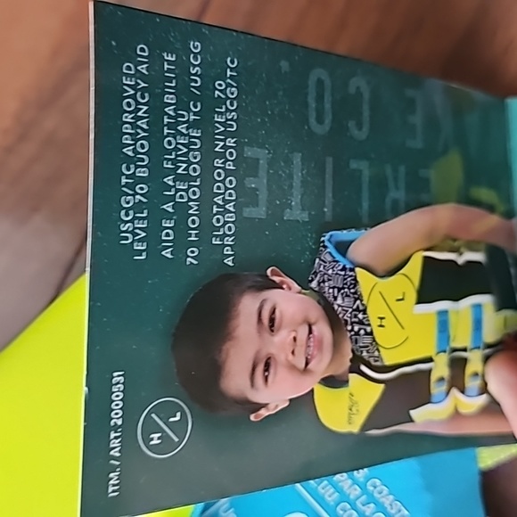 Hyperlite Child Life Vest- Blue/Yellow/Black| Size: 33lb-55lb  New With Tags - Picture 6 of 9